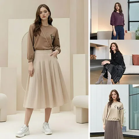 도로시양장점 레터링 스웻 셔츠1종+ 사은품 폰백(랜덤 색상)