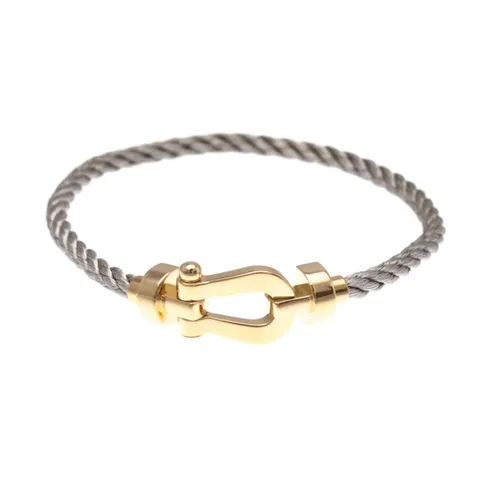 [패피스 중고명품] 프레드 포스 10 미디엄 팔찌 18K 핑크 골드 스톤 없는 참 팔찌 핑크 골드 (U-JW-FRE-000046)