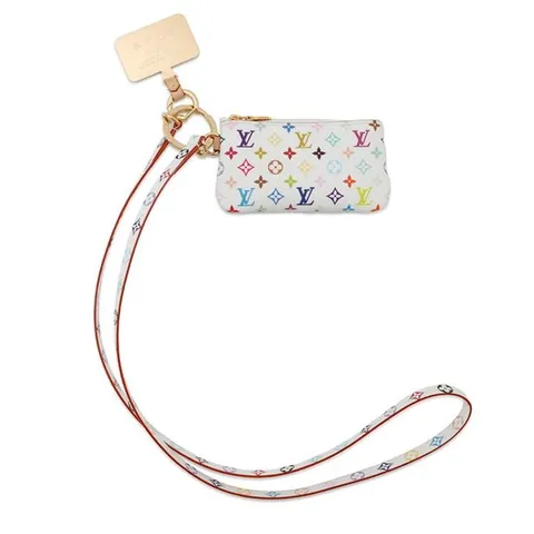 [패피스 중고명품] 루이비통 모노그램 멀티컬러 숄더 백 LV x TM 폰 홀더 화이트 콜라보 타카시 무라카미 (W-BG-LVT-061281)