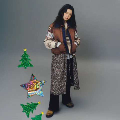 [ 롯데백화점 ][써스데이아일랜드][KiiiKiii 착용] 브이넥 코듀로이 풀오픈 원피스(T258MOP342W)