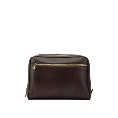 브루넬로 쿠치넬리 남성 브라운 클러치 YWCIU202C8457