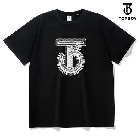 [탑보이]남여공용 20수 빅로고 그래픽 반팔 티셔츠 (PTT1016)