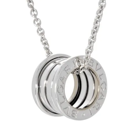 [패피스 중고명품] 불가리 B.제로1 펜던트 목걸이 18K 화이트 골드 (W-JW-BVL-002950)