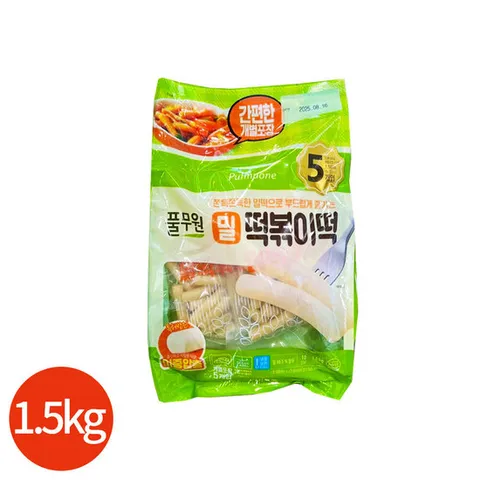 풀무원 밀 떡볶이 떡 1.5kg