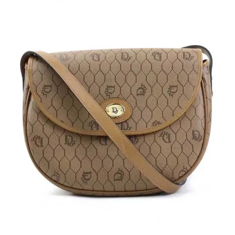 [패피스 중고명품] 크리스찬 디올 라이트 브라운 가죽 숄더백 (W-BG-DIO-002438)