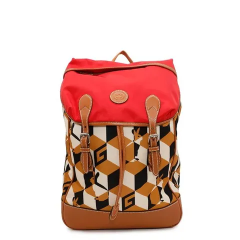 [패피스 중고명품] 구찌 인터로킹 G 래빗 나일론 가죽 백팩 (W-BG-GUC-013438)