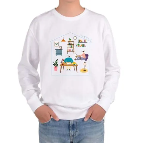 행복한잡 우리집 따뜻한우리집 집안생활 맨투맨