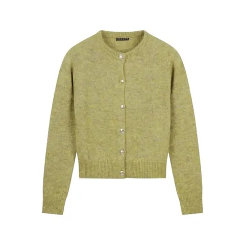 [ 롯데백화점 ][시슬리]알파카 블렌드 글리터 가디건 SAKC35561