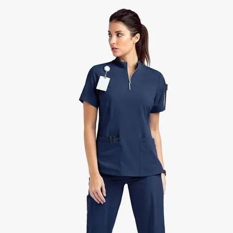 비어바웃 탄성좋은 병원 유니폼 간호사 물리치료 곤색 가벼운