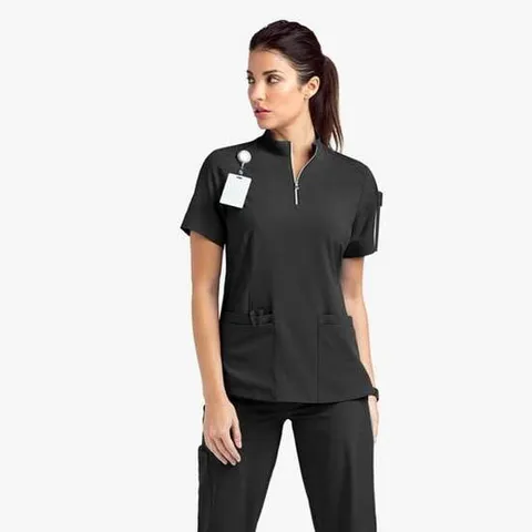 기능성 비어바웃 탄성좋은 병원 유니폼 간호사 물리치료 검정