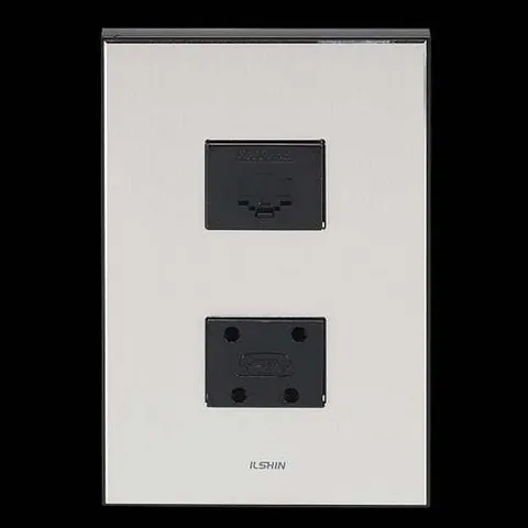 [오너클랜]인기상품 전화통신(크롬실버) 1개용 4P+8P [WFJIJ0V_2