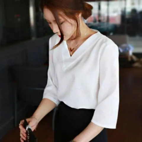 [오너클랜]인기상품 레이디스 브이라인 하절기 외출복 스타일정