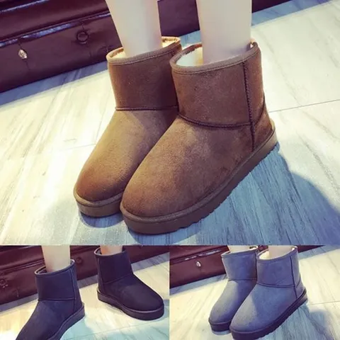 [에이치플러스몰]털부츠 한파 봄여자신발 가을신상 통굽 봄신발 봄 힐