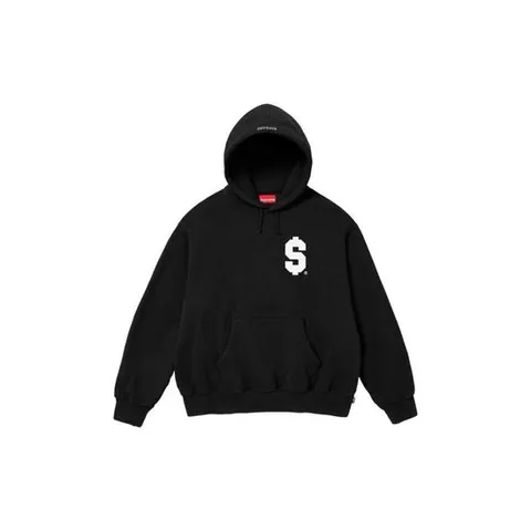 슈프림   후드 스웨트셔츠 블랙   24SS -SUP-HOSWBL24SS