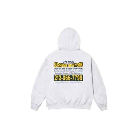 슈프림 온 갓 후드 스웨트셔츠 애쉬 그레이   24FW -SUP-ONGOHOSWASGR24FW