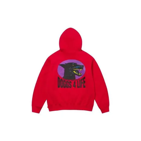 슈프림 독스 후드 스웨트셔츠 레드   24SS -SUP-DOHOSWRE24SS