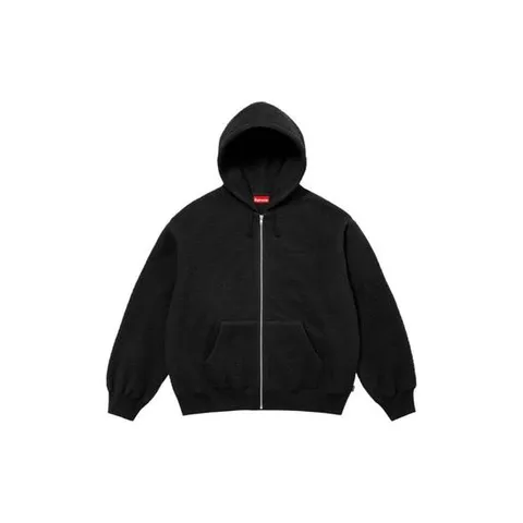 슈프림 필드 집업 후드 스웨트셔츠 블랙   24FW -SUP-PIZIUPHOSWBL24FW