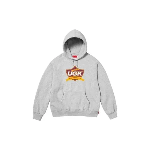 슈프림 x UGK 후드 스웨트셔츠 헤더 그레이   24SS -SUP-XUGHOSWHEGR24SS