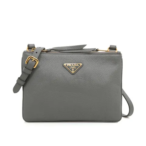 [중고명품] 프라다 비텔로 피닉스 크로스백 더블 지퍼 메신저 1B