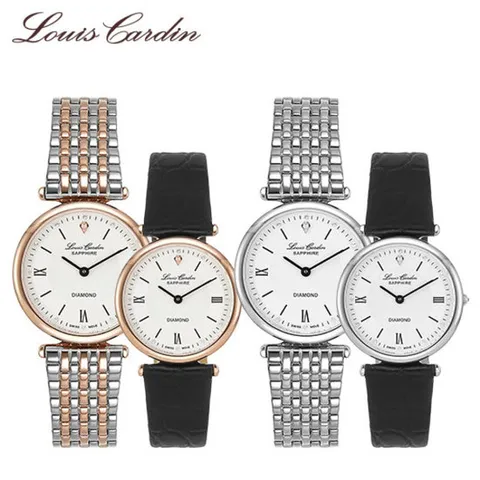 [기타]루이스카딘_다이아몬드 라운드 워치 (여성)