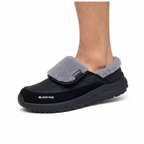 블랙야크 선심없는 윈터 방한 작업화 4인치 폴딩덮개 털내피 블랙