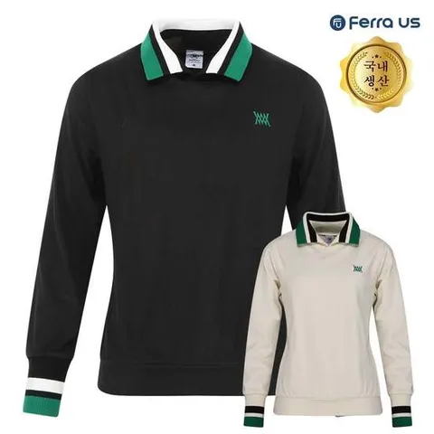 TC 페라어스 여성 국산 약기모 카라배색 골프셔츠 반팔티 아울렛 골프웨어 블라우스 셔츠 트레킹화 골프화 골프모자 여성골프웨어 반바지 배낭 골프티