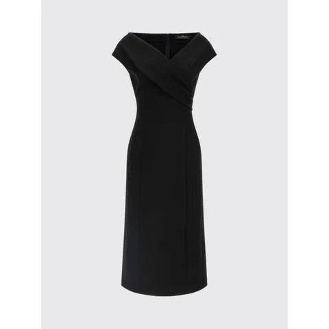 에르마노 설비노 롱 원피스 D472Q763EWP 95708 Black