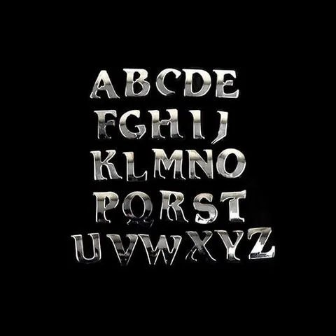 9(숫자)1P 입체 디자인 이니셜문자 디자인 특수문자 이니셜