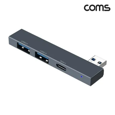 (COMS) 3포트 USB 허브 C타입 1포트+USB2포트