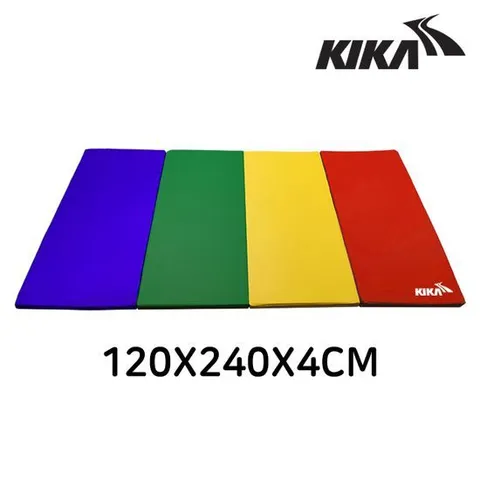[키카]4단 접이식매트 120X240X4cm(FCW-K824)_ 배송비포함