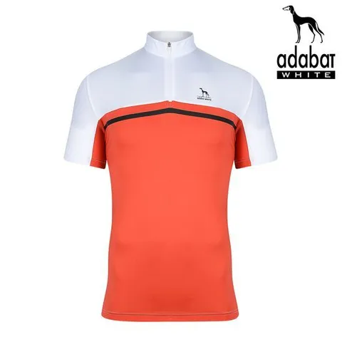 [아다바트화이트]남성 반팔 카라티 164 레드 골프웨어