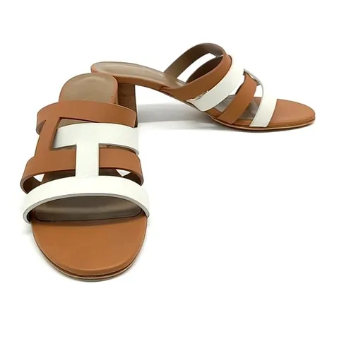 [구구스]중고명품 에르메스 아미카 슬리퍼 240 (NO 10283678)