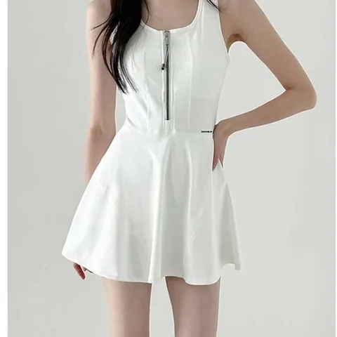 여성 스포츠 집업 원피스 배드민턴 골프 테니스 밴딩 운동복 테니스운동복 스타일복 여자운동복