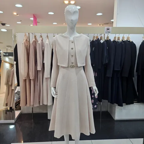 [JIGOTT]플레어스커셋업원피스JR9A0OP872_DG