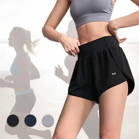 핫 팬츠 하이웨스트 스포츠 반바지 트레이닝 3부