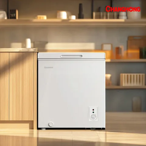 창홍 소형 냉동고 66L 화이트 1도어 가정용 사무실 오피스텔 HF066MWH0