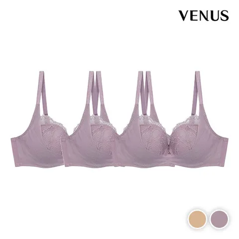 [비너스] 무브 레이어링 뉴핏 브라 3매입 A~D컵(SSET937)