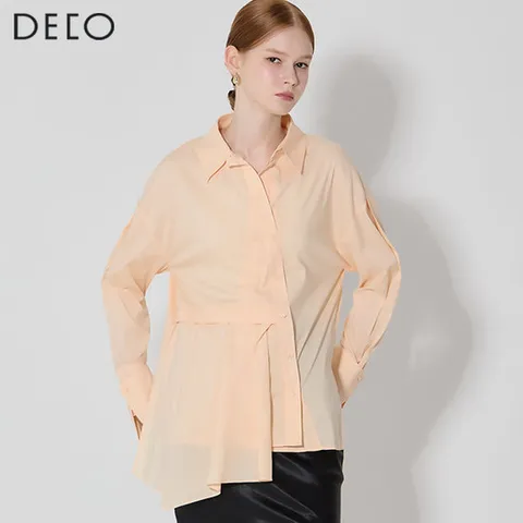 데코 소매커프스 탈부착 블라우스