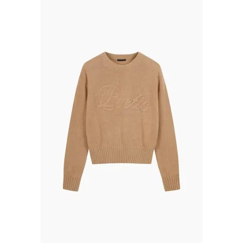 [ 롯데백화점 ][시슬리]모헤어 블렌드 포에틱 레터링 니트 SAKP47561