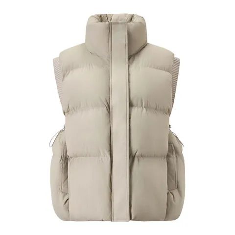 [나인식스뉴욕]사이드 스트링 하이넥 베스트 점퍼 (NP4JJ022L0)