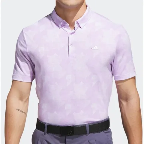 [퓨어텍]아디다스 골프 셔츠 유럽판 반팔 Go-To Printed 파우더 플럼 AW25