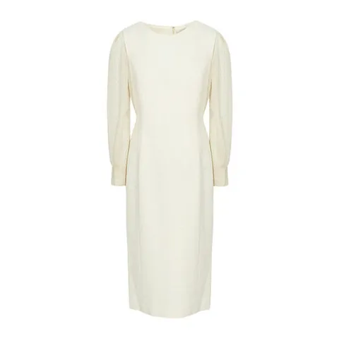 [데코][데코(DECO)] 비올라 소매 자수 원피스 (택가격 799000원)