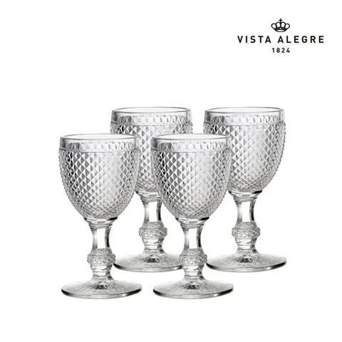 [비스타 알레그레] 비코스 잉콜로르 화이트와인잔 4p 세트 (140ml)