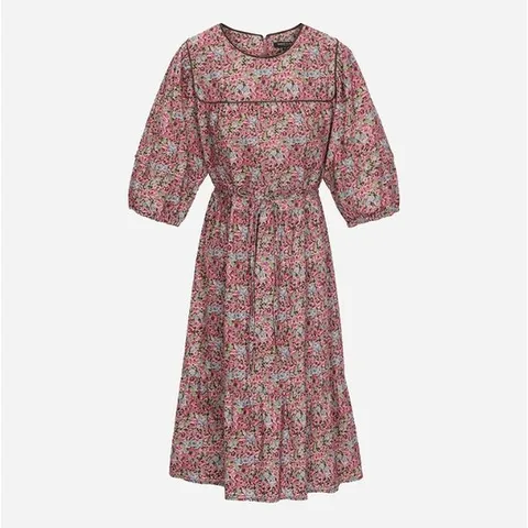 [ 롯데백화점 ][써스데이아일랜드]플라워 미디 코듀로이 원피스 T258MOP237W