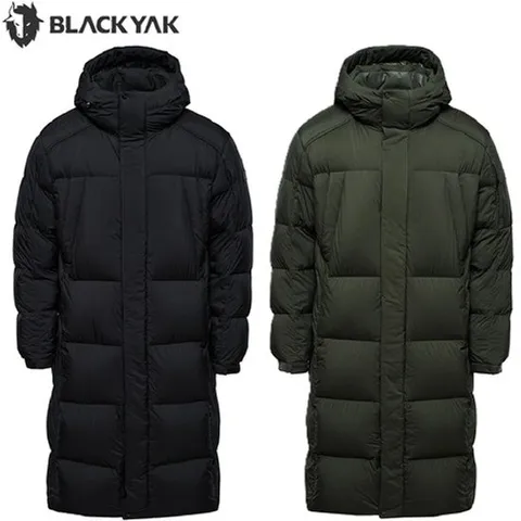 [ 현대백화점 ]블랙야크 남성여성 겨울 거위털 롱패딩 공용 퍼스트벤치 다운자켓 1BYPAW4902