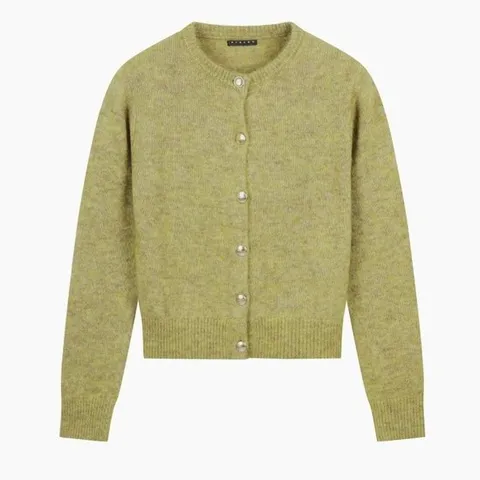 [ 롯데백화점 ][시슬리]알파카 블렌드 글리터 가디건   SAKC35561