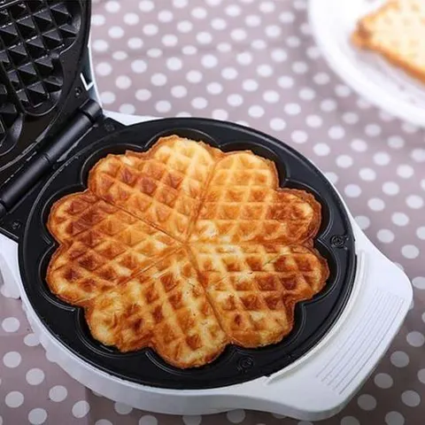 와플메이커 와플 메이커 하트 크로플기계 와플제조 팬 만들기 라 와플펜