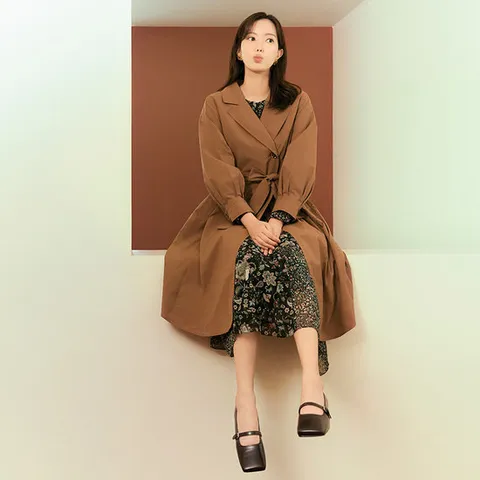 [베스띠벨리]플라워 프린팅 쉬폰 원피스 ( BFOAH2504 )