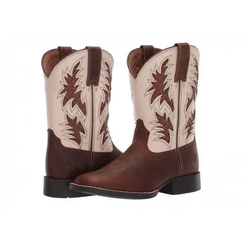 아리아트 키즈 카우보이 벤트텍 (토들러/리틀 키드/빅 키드) 코냑 캔디/캔틀 크림