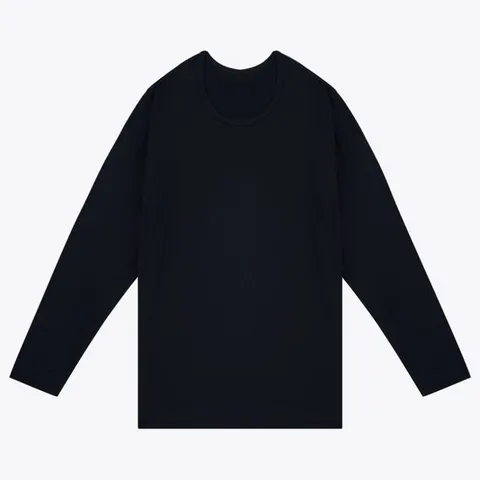 소프트 기모 블랙 남동내의 상의/ 하의 세트